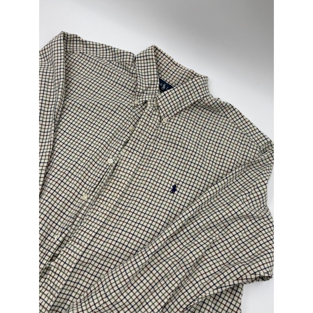 Ralph Lauren Mens Classic Fit Button Down Shirt Preppy Casual